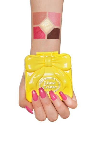 Shop Lime Crime Pocket Candy Eyeshadow Palette In Pink Lemonade