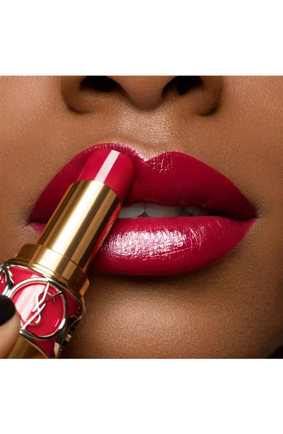 Shop Saint Laurent Rouge Volupte Shine Oil-in-stick Lipstick - 45 Rouge Tuxedo