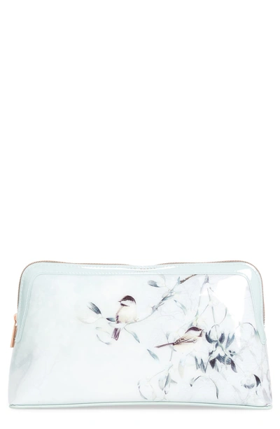 Shop Ted Baker Asteria Kiss Cosmetics Case In Mint