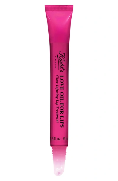 Shop Kiehl's Since 1851 Love Oil For Lips Glow Infusing Lip Treatment In Midnight Rose