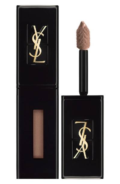 Shop Saint Laurent Vinyl Cream Lip Stain In 417 Beige Bounce