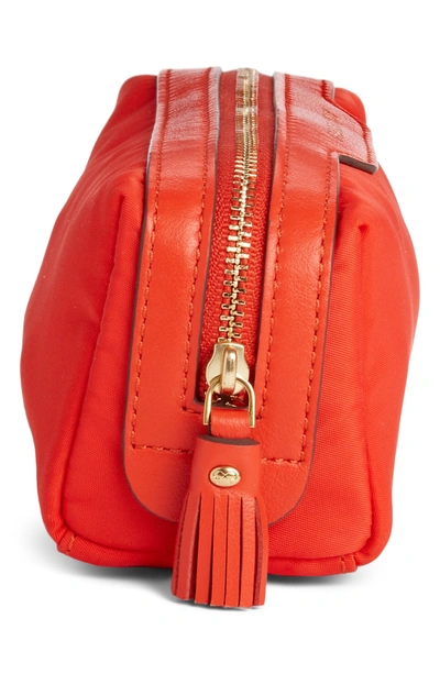Shop Anya Hindmarch Girlie Stuff Cosmetics Case In Flame Red