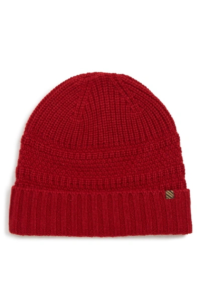 Shop Billy Reid Ribbon Shaker Cashmere Beanie - Red