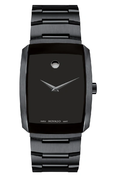 Shop Movado Eliro Bracelet Watch, 40mm In Black