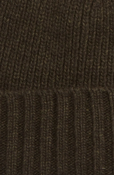 Barbour Carlton Beanie In Dark Green