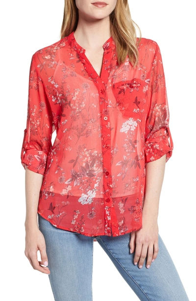 Shop Kut From The Kloth Jasmine Top In Savannah Red