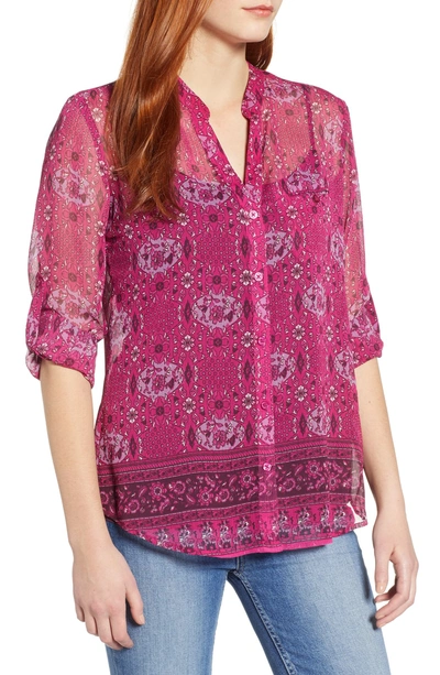 Shop Kut From The Kloth Jasmine Top In Berry