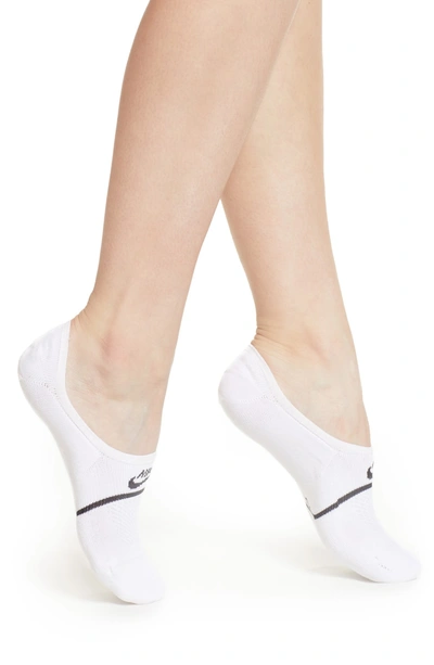 Shop Nike 2-pack Snkr Sox Essential No Show Socks In White/ Black/ White