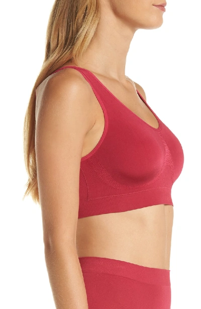 Shop Wacoal B Smooth Seamless Bralette In Cerise