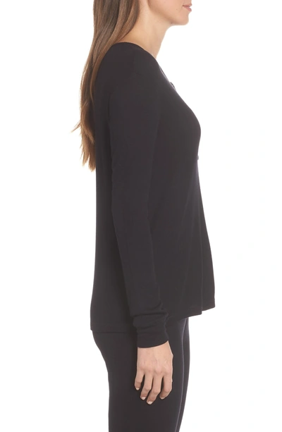 Shop Lacausa Chalet Thermal Henley In Tar