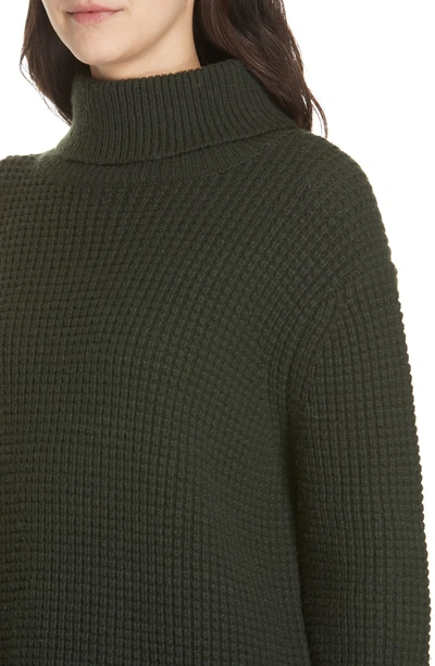 Shop Jenni Kayne Seattle Turtleneck Sweater In Forest