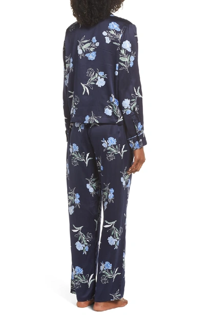 Shop Splendid Satin Pajamas In Evening Floral