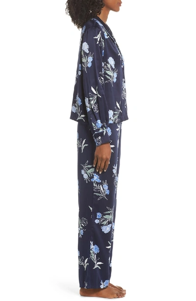 Shop Splendid Satin Pajamas In Evening Floral