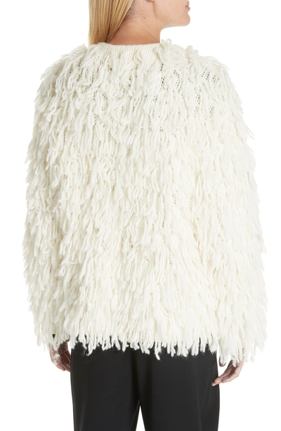 Shop Rag & Bone Amber Wool Sweater Coat In Ivory