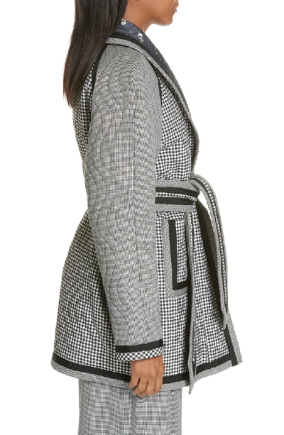 Shop Opening Ceremony Reversible Patchwork Coat In Black Multi