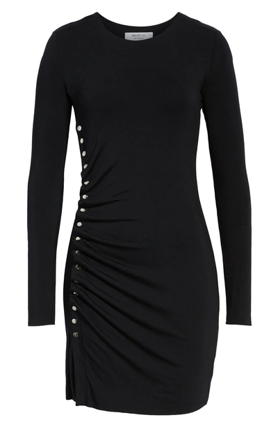 Shop Bailey44 Radiate Stud Detail Body-con Dress In Black