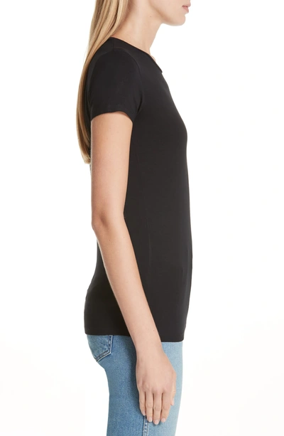 Shop Majestic Knit Tee In Noir