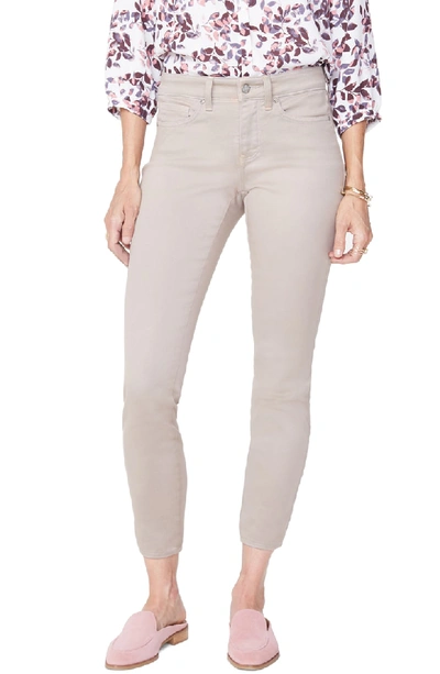 Shop Nydj Ami High Waist Colored Stretch Skinny Jeans In Straw