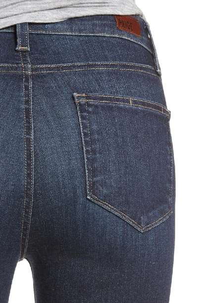Shop Paige Transcend Vintage - Colette Crop Flare Jeans In Anza