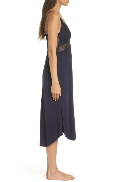 Shop Eberjey 'colette' Nightgown In Northern Lights