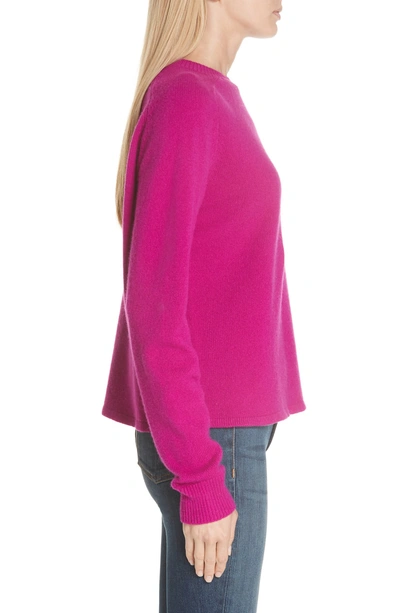 Shop Rag & Bone Storm Animal Wool Blend Sweater In Magenta
