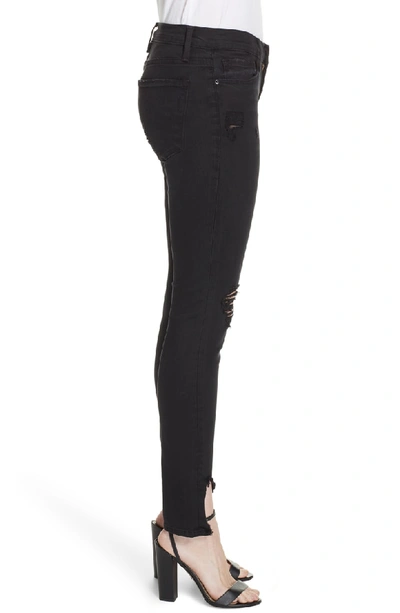 Shop Frame Le Skinny De Jeanne Ripped Skinny Jeans In Hathaway