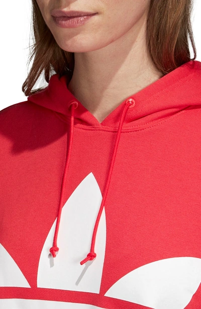 Adidas Originals Oversized Logo Hoodie In Core Pink | ModeSens