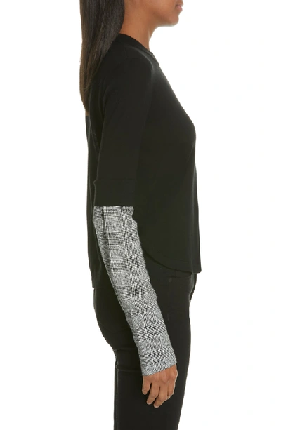 Shop Veronica Beard Roscoe Layered Sweater In Black Multi