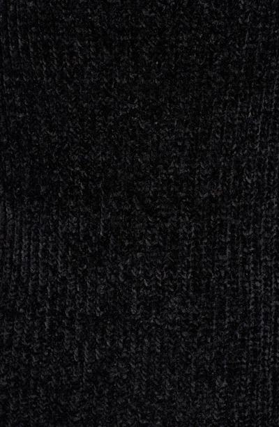 Shop Lucky Brand Cowl Neck Chenille Sweater In Lucky Black