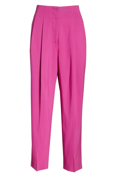 Shop 3.1 Phillip Lim / フィリップ リム Pleated Crop Trousers In Fuchsia