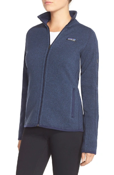 Shop Patagonia 'better Sweater' Jacket In Classic Navy