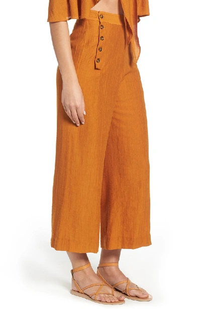 Shop The East Order Amelie Wide Leg Pants In Pumpkin Spice