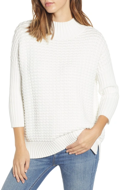 Shop French Connection Mozart Popcorn Sweater In Summer White