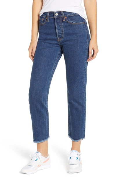 Shop Levi's Wedgie High Waist Ankle Straight Leg Jeans In Below The Belt