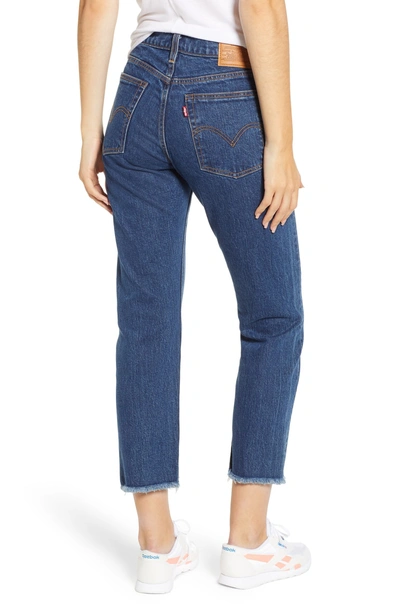 Shop Levi's Wedgie High Waist Ankle Straight Leg Jeans In Below The Belt