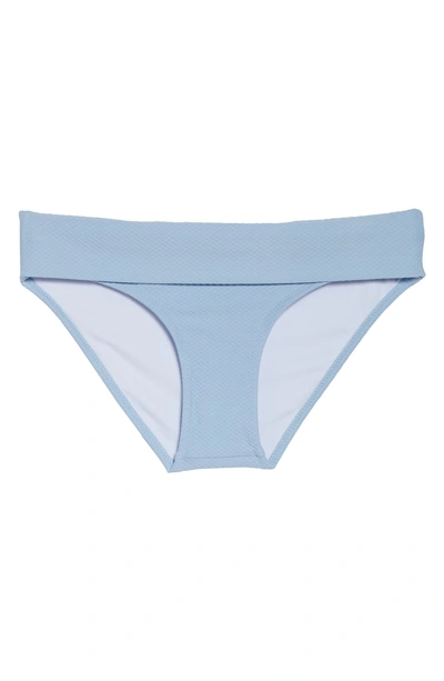 Shop Heidi Klein Foldover Bikini Bottoms In Blue Baby