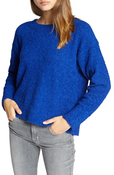 Shop Sanctuary Teddy Textured Knit Sweater In Electric Blue