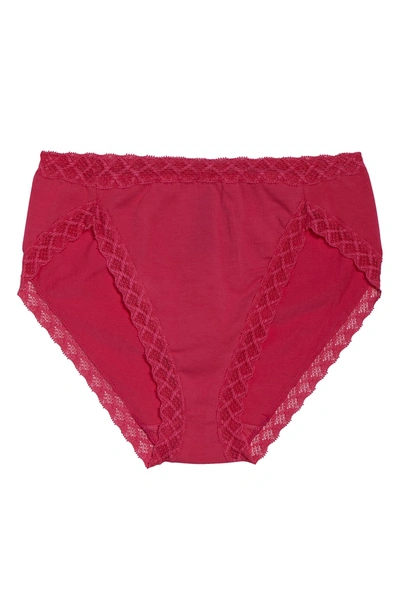 Shop Natori Bliss French Cut Briefs In Hot Pink