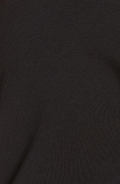 Shop Elan Tie-front Crop Cover-up Top In Black