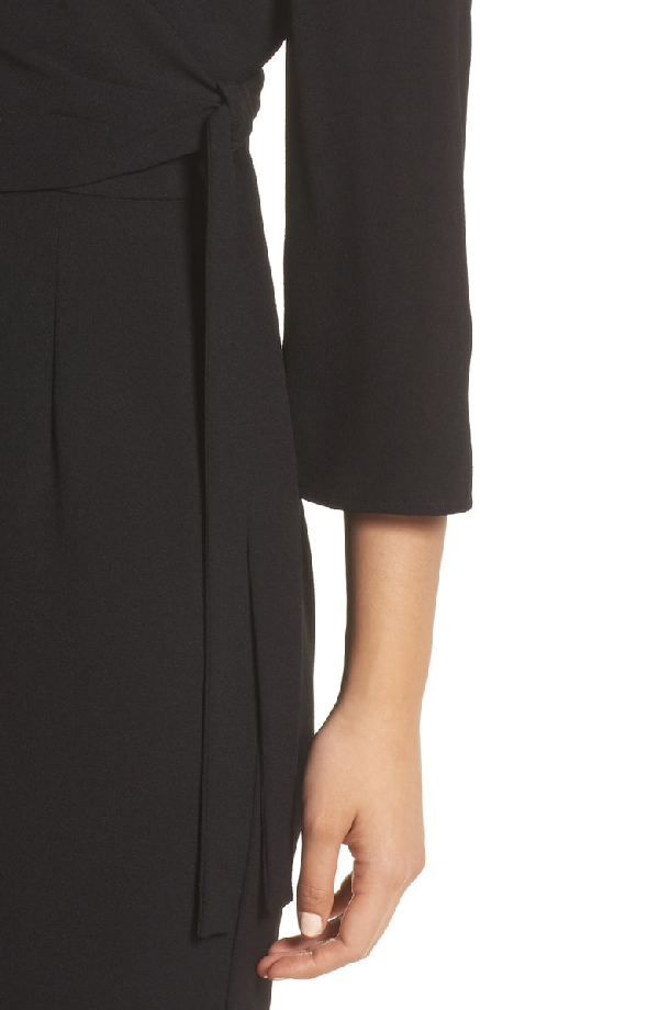 charles henry faux wrap jumpsuit