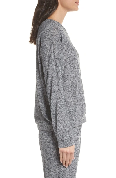 Shop Eberjey Bobby Tee In Heathered Grey