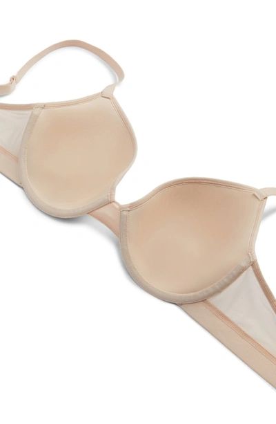 Shop Negative Underwear Molded Underwire Bra In Peach