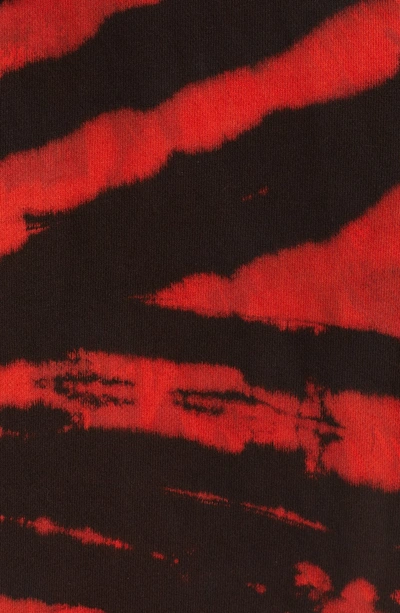 Shop Proenza Schouler Pswl Tie Dye Hoodie In Red/ Black