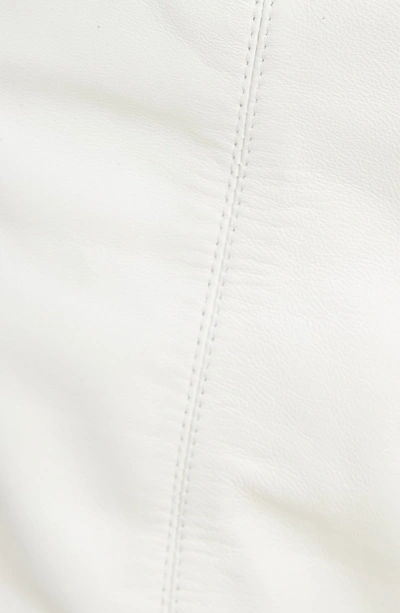 Shop Isabel Marant Leather Shorts In White