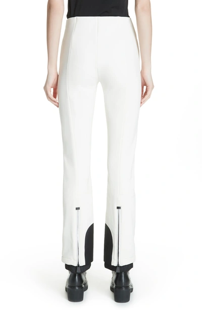 Shop Moncler Stretch Skinny Ski Pants In White