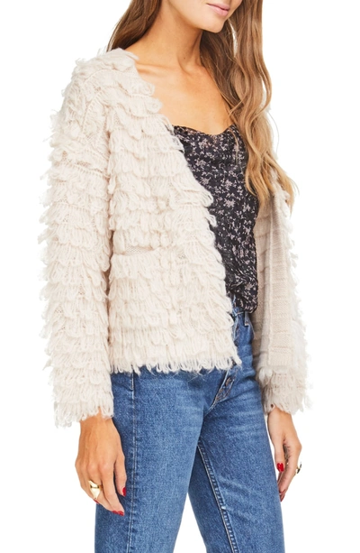 Shop Astr Darby Cardigan Sweater In Pale Blush