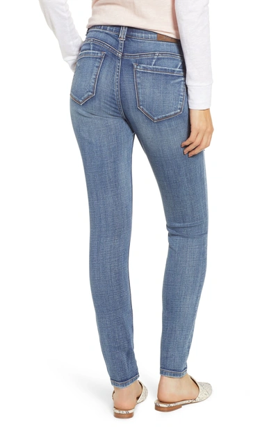 Shop Jag Jeans Cecilia Distressed Skinny Jeans In Mid Vintage