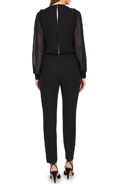 Shop Reiss Adeliza Button Detail Jumpsuit In Black