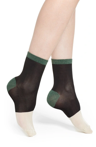 Shop Hysteria By Happy Socks Liza Colorblock Socks In Black Multi