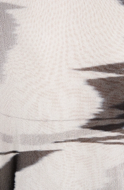Shop Missoni Space Dye Cardigan In F0009 Black/ White